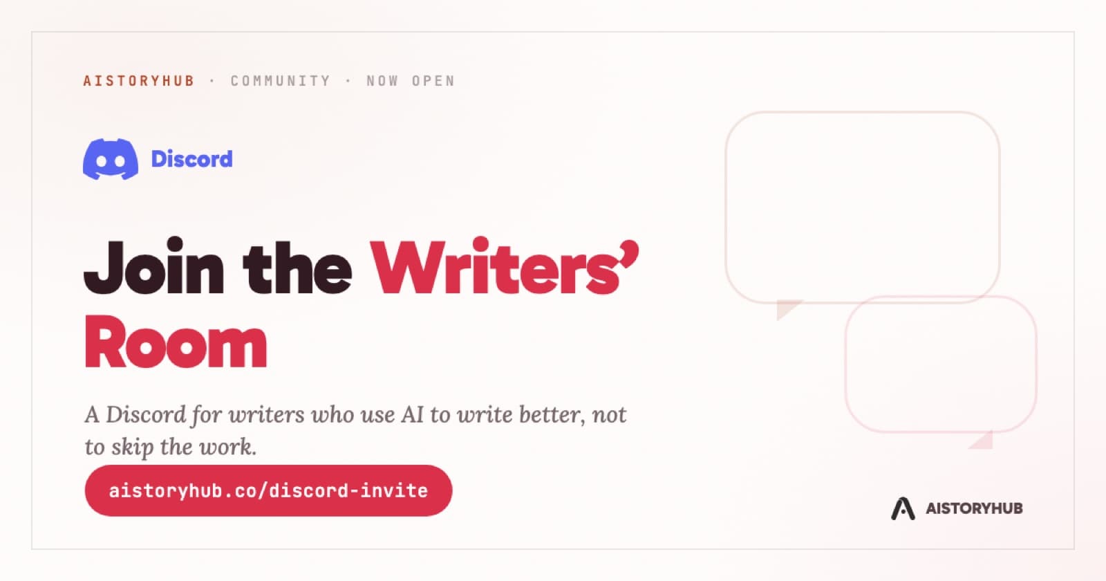 I Built a Discord for People Who Use AI to Write and Still Care About the Words